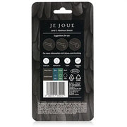 JE JOUE - MAXIMALER STRETCH-COCKRING AUS SILIKON - SCHWARZ JE JOUE