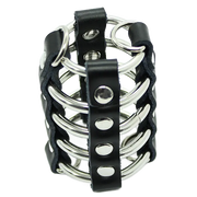 OHMAMA FETISH - PENISKFIG MIT METALLRINGEN UND LEDERRIEMEN OHMAMA FETISH