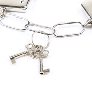 OHMAMA FETISH - SAMT FURLINED METALL HANDGELENK-MANSCHETTEN OHMAMA FETISH