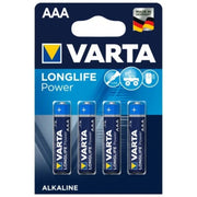 VARTA - LONGLIFE POWER ALKALIBATTERIE AAA LR03 4 EINHEIT VARTA