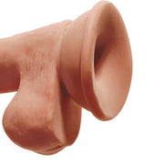 KING COCK - PLUS 3D DILDO MIT EIER 17 CM KING COCK PLUS