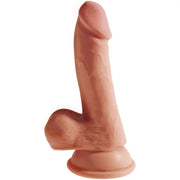 KING COCK - PLUS 3D DILDO MIT EIER 17 CM KING COCK PLUS