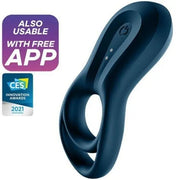 SATISFYER - EPIC DUO RINGVIBRATORAPP BLAU SATISFYER CONNECT