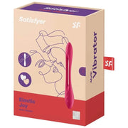 SATISFYER - ELASTIC JOY MULTI VIBRATOR ROT - ENGEFREUNDE.COM