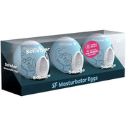 SATISFYER - 3 MASTURBATOR EIER SAVAGE SATISFYER EGGS