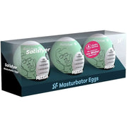 SATISFYER - 3 MASTURBATOR EIER RIFFLE SATISFYER EGGS