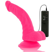 DIVERSIA - FLEXIBLER VIBRIERENDER DILDO ROSA 21.5 CM -O- 4.5 CM DIVERSIA