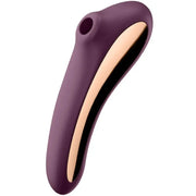SATISFYER - DUAL KISS AIR PULSE VIBRATOR WEINROT - ENGEFREUNDE.COM