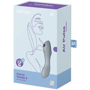 SATISFYER - CURVY TRINITY 3 AIR PULSE VIBRATOR GRAU - ENGEFREUNDE.COM