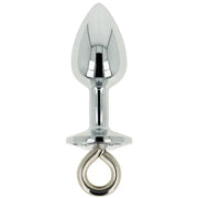 OHMAMA FETISH METALL BUTT PLUG MIT RING - ENGEFREUNDE.COM