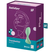 SATISFYER - TRENDSETTER VIBRATIONSPLUGAPP GRÜN SATISFYER CONNECT