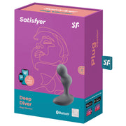 SATISFYER - DEEP DIVER VIBRATING PLUG APP BLAU SATISFYER CONNECT