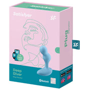 SATISFYER - DEEP DIVER VIBRATING PLUG APP BLAU SATISFYER CONNECT