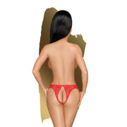 PENTHOUSE - NAUGHTY VALENTINE TANGA ROT L/XL PENTHOUSE THONG