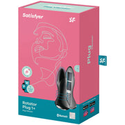 SATISFYER - ROTATOR PLUG 1+ VIBRIERENDE PLUGAPP SCHWARZ SATISFYER CONNECT