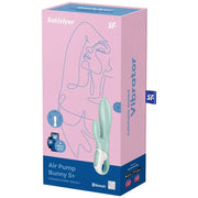 SATISFYER - AIR PUMP BUNNY 5+ AUFBLASBARE KANINCHENVIBRATOR-APP GRÜN - ENGEFREUNDE.COM