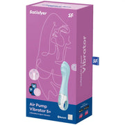 SATISFYER - AIR PUMP VIBRATOR 5+ AUFBLASBARE G-SPOT-VIBRATOR-APP BLAU SATISFYER CONNECT