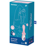 SATISFYER - AIR PUMP BOOTY 5+ AUFBLASBARER ANALVIBRATOR ROSA - ENGEFREUNDE.COM