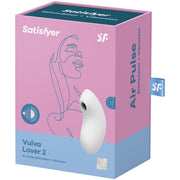 SATISFYER - VULVA LOVER 2 LUFTPULSSTIMULATOR & VIBRATOR WEISS SATISFYER AIR PULSE