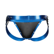 CUT4MEN - JOCKSTRAP DESIRE BLAUES KUNSTLEDER XL CUT4MEN JOCKSTRAP