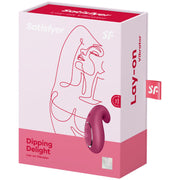 SATISFYER - DIPPING DELIGHT AUFLEGVIBRATOR ROT SATISFYER LAYONS