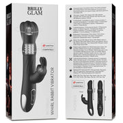 BRILLY GLAM- MOEBIUS RABBIT VIBRATOR & ROTATOR KOMPATIBEL MIT WATCHME WIRELESS TECHNOLOGY - ENGEFREUNDE.COM