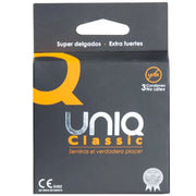 UNIQ - CLASSIC LATEXFREIE KONDOME 3 EINHEITEN UNIQ