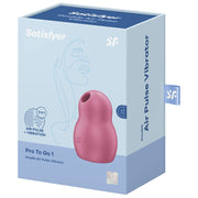 SATISFYER - PRO TO GO 1 DOPPELTER LUFTPULSSTIMULATOR & VIBRATOR BLAU SATISFYER AIR PULSE