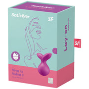 SATISFYER - VIVA LA VULVA 3 AUFLEGVIBRATOR GRÜN SATISFYER LAYONS