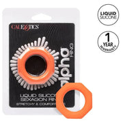 CALEXOTICS - ALPHA SEXAGON RING ORANGE - ENGEFREUNDE.COM