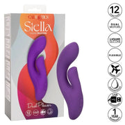 CALEXOTICS - STELLA DUAL PLEASER VIOLET CALEXOTICS