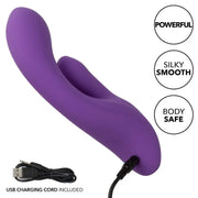 CALEXOTICS - STELLA DUAL PLEASER VIOLET CALEXOTICS
