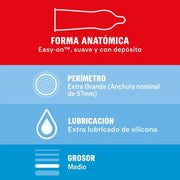 DUREX - SENSITIVE XL-KONDOME 10 EINHEITEN DUREX CONDOMS