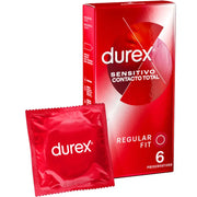 DUREX - EMPFINDLICHER KONTAKT INSGESAMT 6 EINHEITEN DUREX CONDOMS