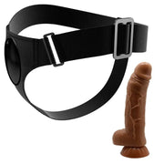 PRETTY LOVE - HARNESS-HOSE UNIVERSAL-HARNESS MIT DILDO MICHEAL 20 CM SCHWARZ - ENGEFREUNDE.COM