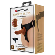 PRETTY LOVE - HARNESS-HOSE UNIVERSAL-HARNESS MIT DILDO MICHEAL 20 CM SCHWARZ - ENGEFREUNDE.COM