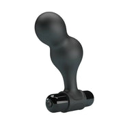 MR PLAY - SCHWARZER SILIKON-VIBRATOR-ANALSTECKER - ENGEFREUNDE.COM