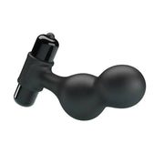 MR PLAY - SCHWARZER SILIKON-VIBRATOR-ANALSTECKER - ENGEFREUNDE.COM