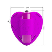 PRETTY LOVE - HEARTBEAT CLITORIS MASSAGER 10 VIBRATIONSMODI LILA - ENGEFREUNDE.COM