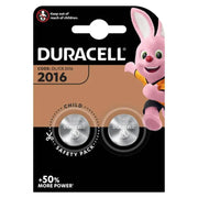 DURACELL - KNOPFBATTERIE LITIO CR2016 3V 2 EINHEIT DURACELL