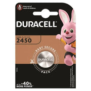 DURACELL - KNOPFBATTERIE LITIO CR2450 3V 1 EINHEIT DURACELL