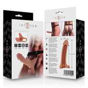 INTENSE - HOHLGESCHIRR MIT SILIKON-DILDO 16 X 3,5 CM INTENSE COUPLES TOYS