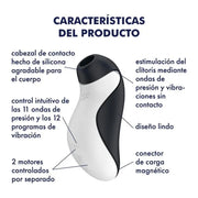 SATISFYER - ORCA AIR PULSE STIMULATOR + VIBRATION - ENGEFREUNDE.COM