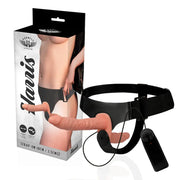 HARNESS ATTRACTION - HARRIS DOUBLE PENETRACI N MIT VIBRATION 18 CM -O- 3.5 CM - ENGEFREUNDE.COM