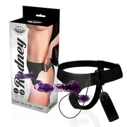 HARNESS ATTRACTION - RODNEY DOUBLE PENETRACI N VIBRATOR 18 CM -O- 3.5 CM - ENGEFREUNDE.COM