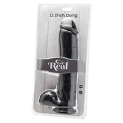 GET REAL - DILDO 28 CM MIT SCHWARZEN EIEREN GET REAL