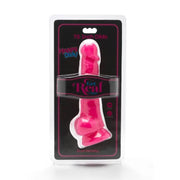 GET REAL - HAPPY DICKS 19 CM MIT BLLEN ROSA - ENGEFREUNDE.COM