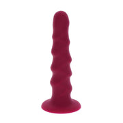 GET REAL - RIBBED DONG 12 CM ROT GET REAL