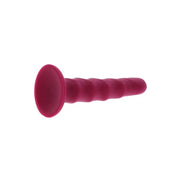 GET REAL - RIBBED DONG 12 CM ROT GET REAL