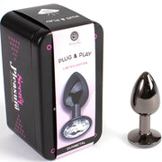 SECRETPLAY - GUNMETAL BUTT PLUG KLEINE GRÖSSE 7 CM SECRETPLAY TOYS